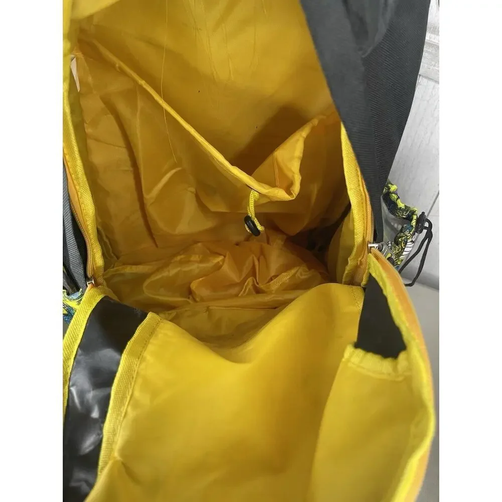 Nike Kobe Black Mamba Backpack Yellow Purple Multi Compartment